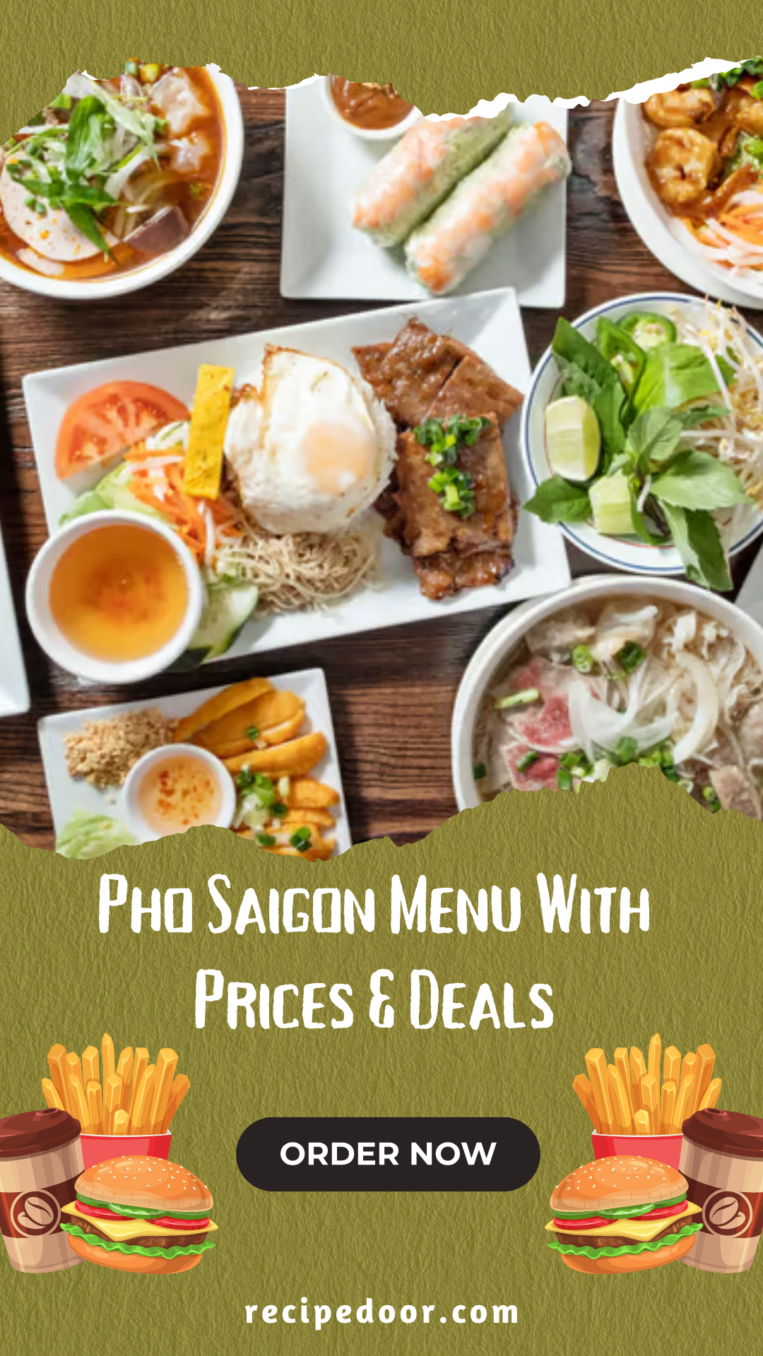 Pho Saigon Menu With Prices & Deals Near Me | Items List 2024