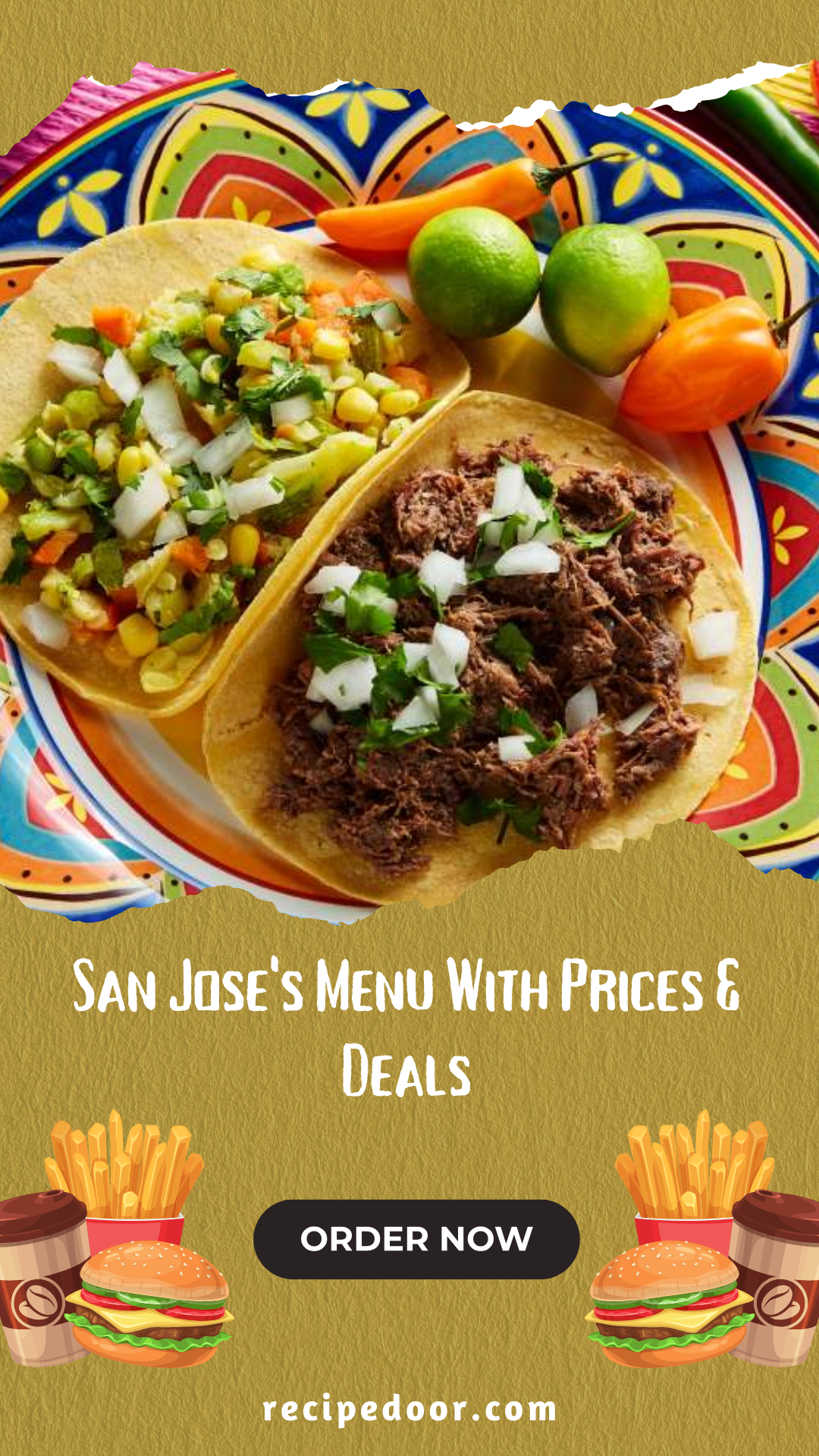 San Jose's Menu With Prices - recipedoor.com