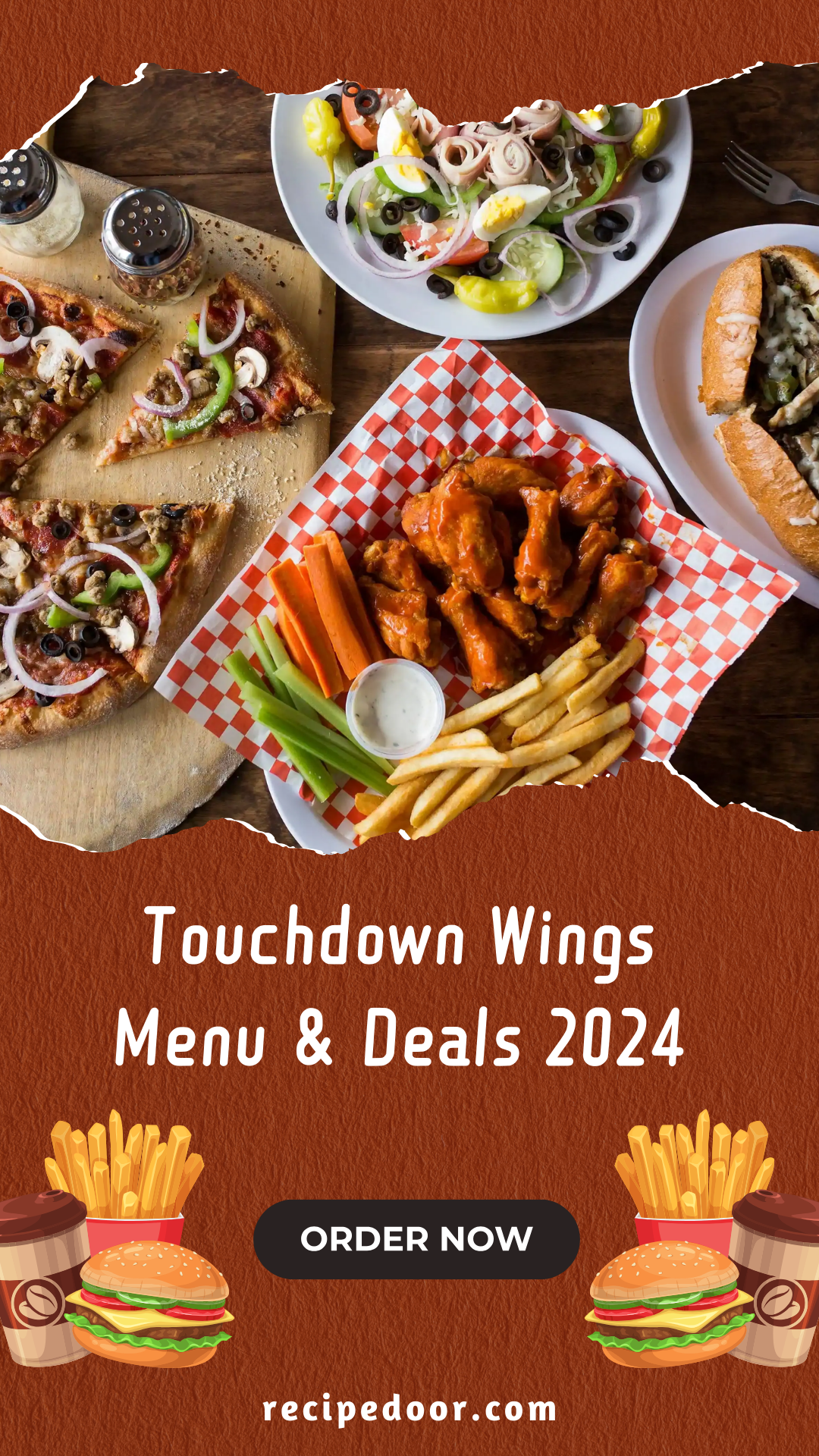 Touchdown Wings Menu & Deals 2024