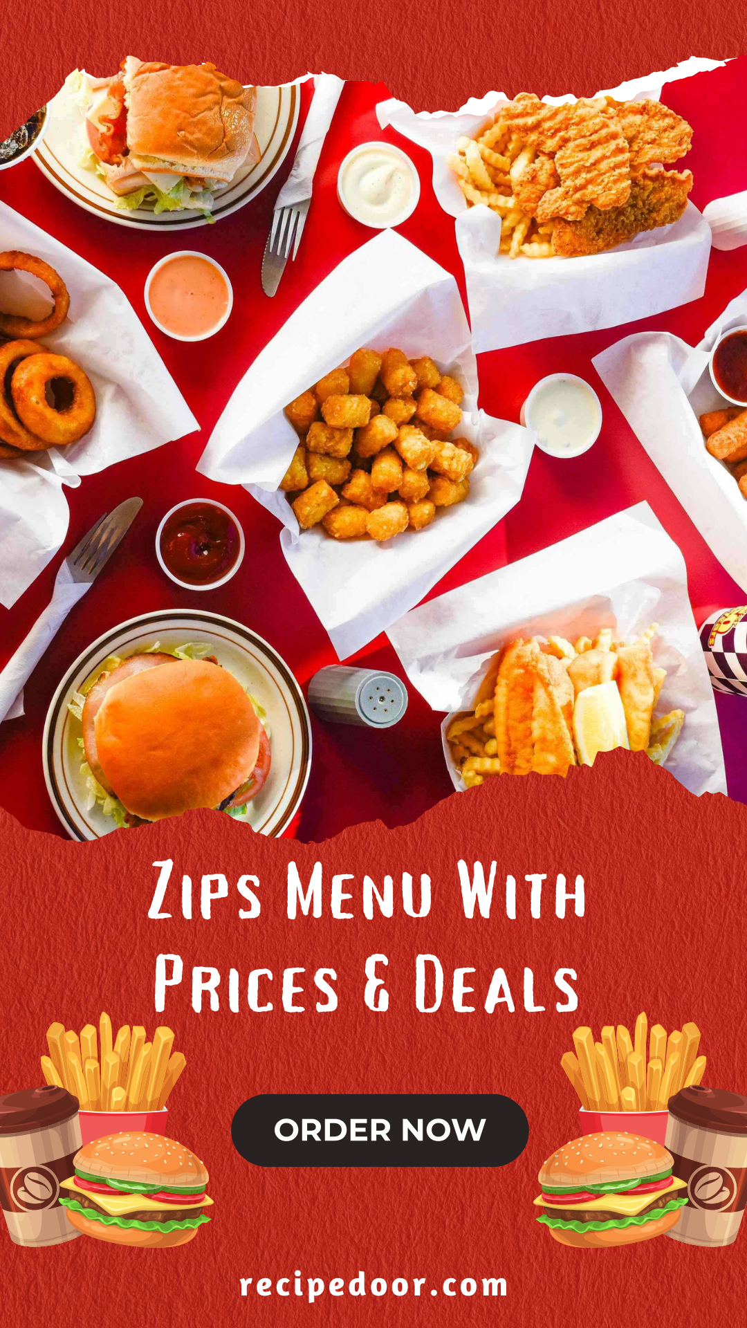 Zips Menu With Prices & Deals Near Me | Zip’s Drive-In Items 2024