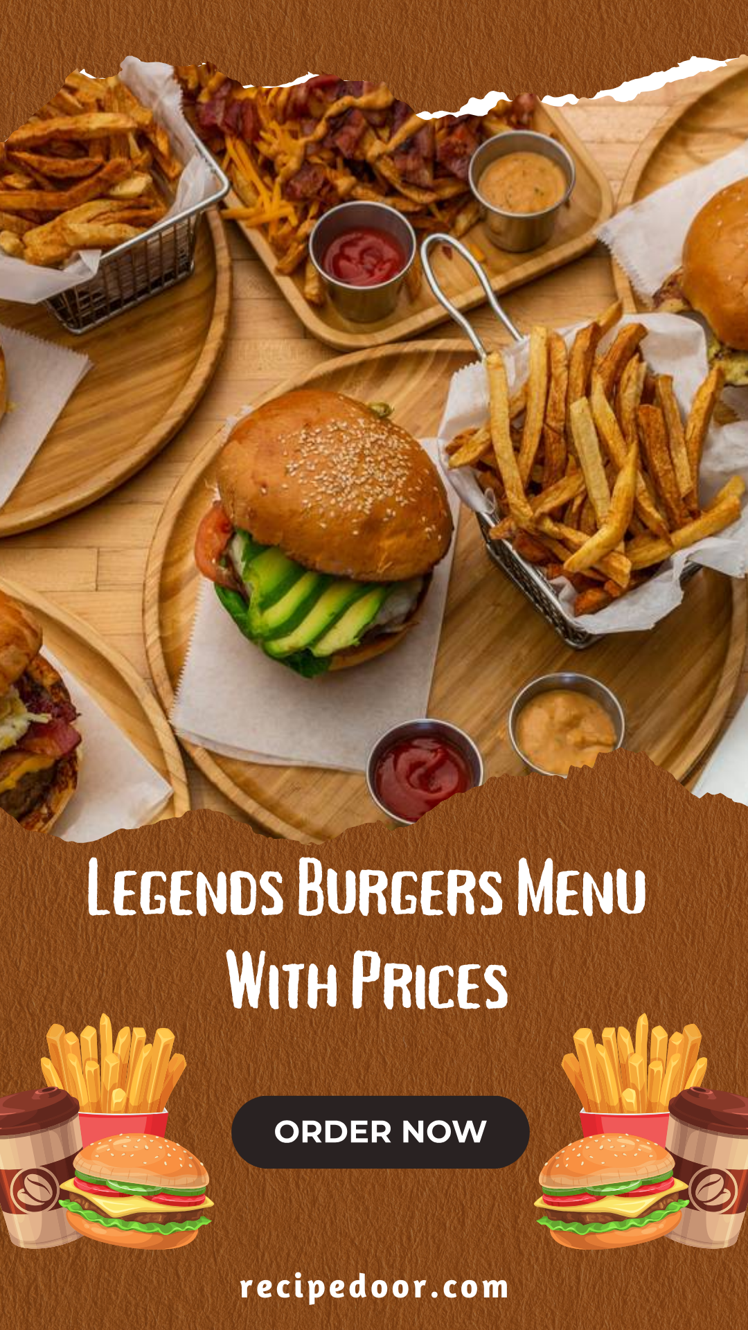 Legends Burgers Menu With Prices & Deals Near Me | All Items List 2024