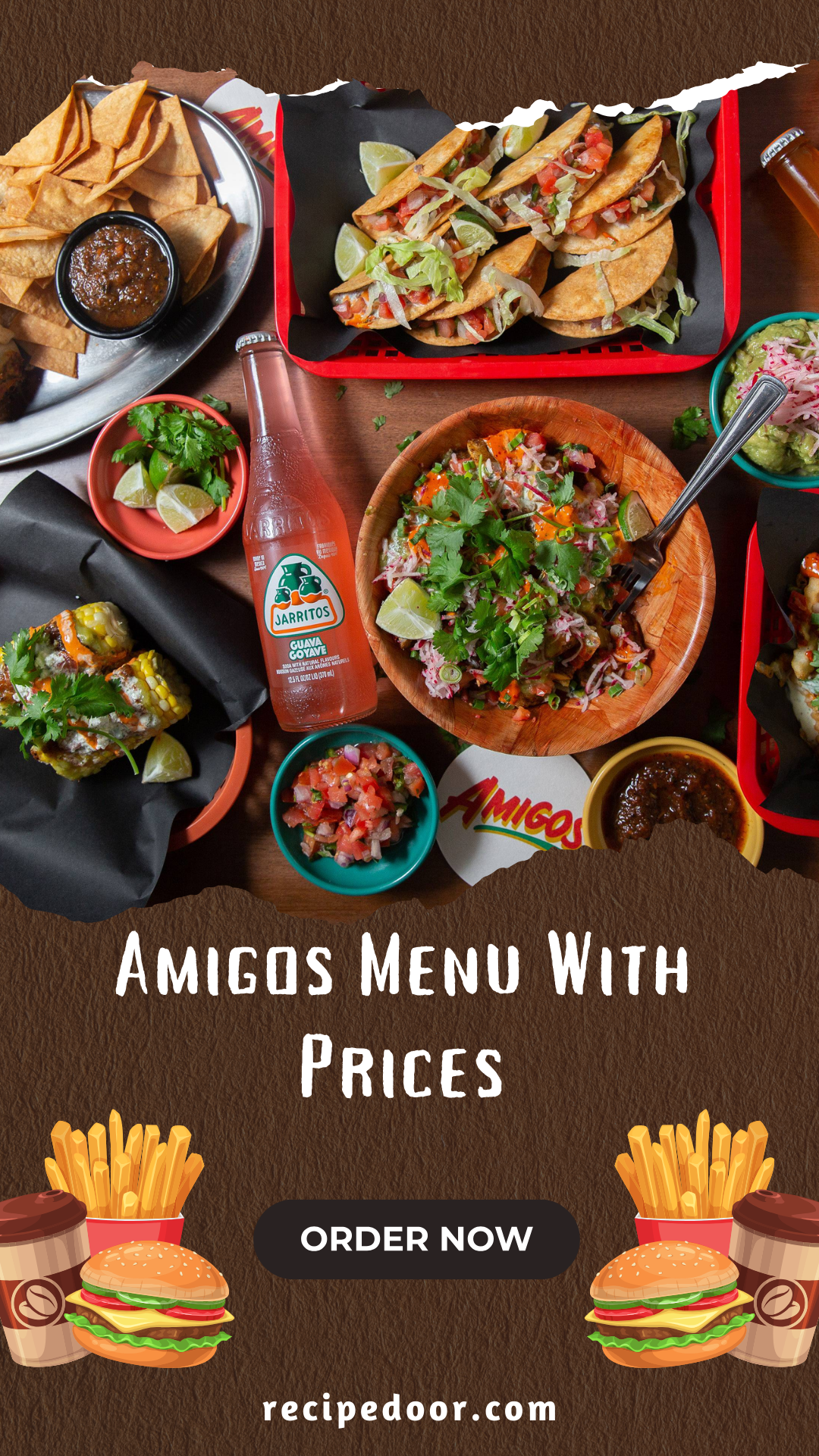 Amigos Menu With Prices Near Me | Mexican Restaurant Deals