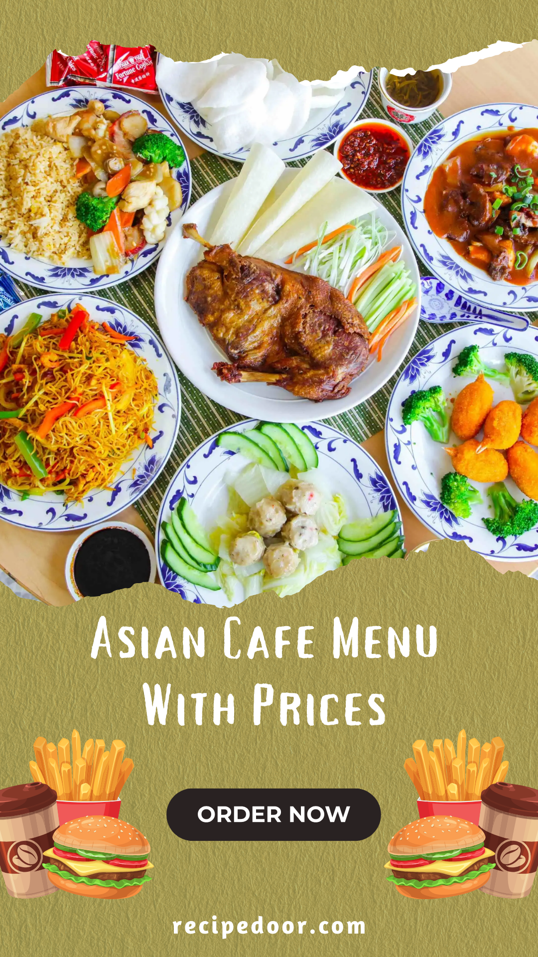 Asian Cafe Menu With Prices & Deals Near Me | All Item List 2024