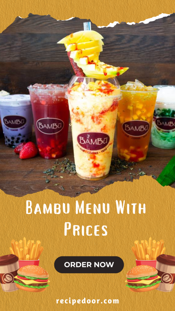 Bambu Menu With Prices - recipedoor.com