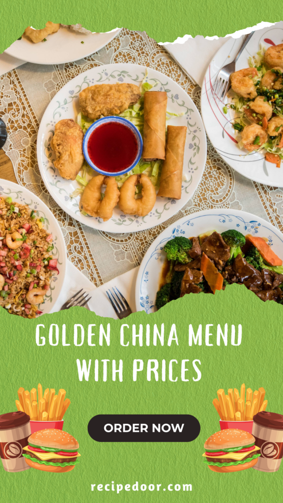 Golden China Menu with Prices - recipedoor.com