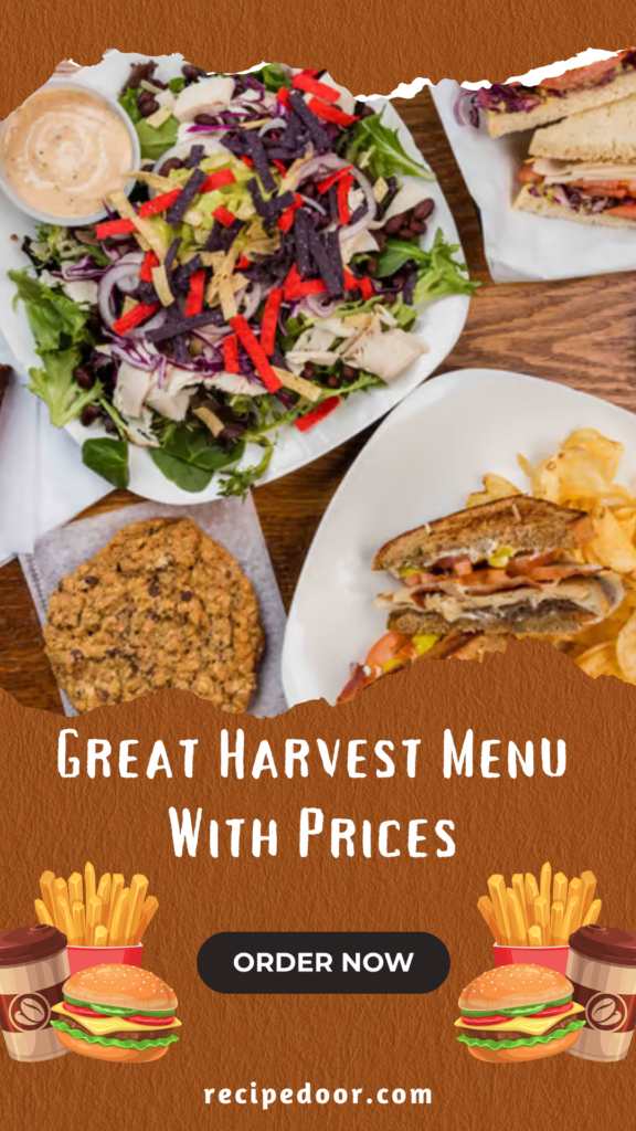 Great Harvest Menu With Prices - recipedoor.com
