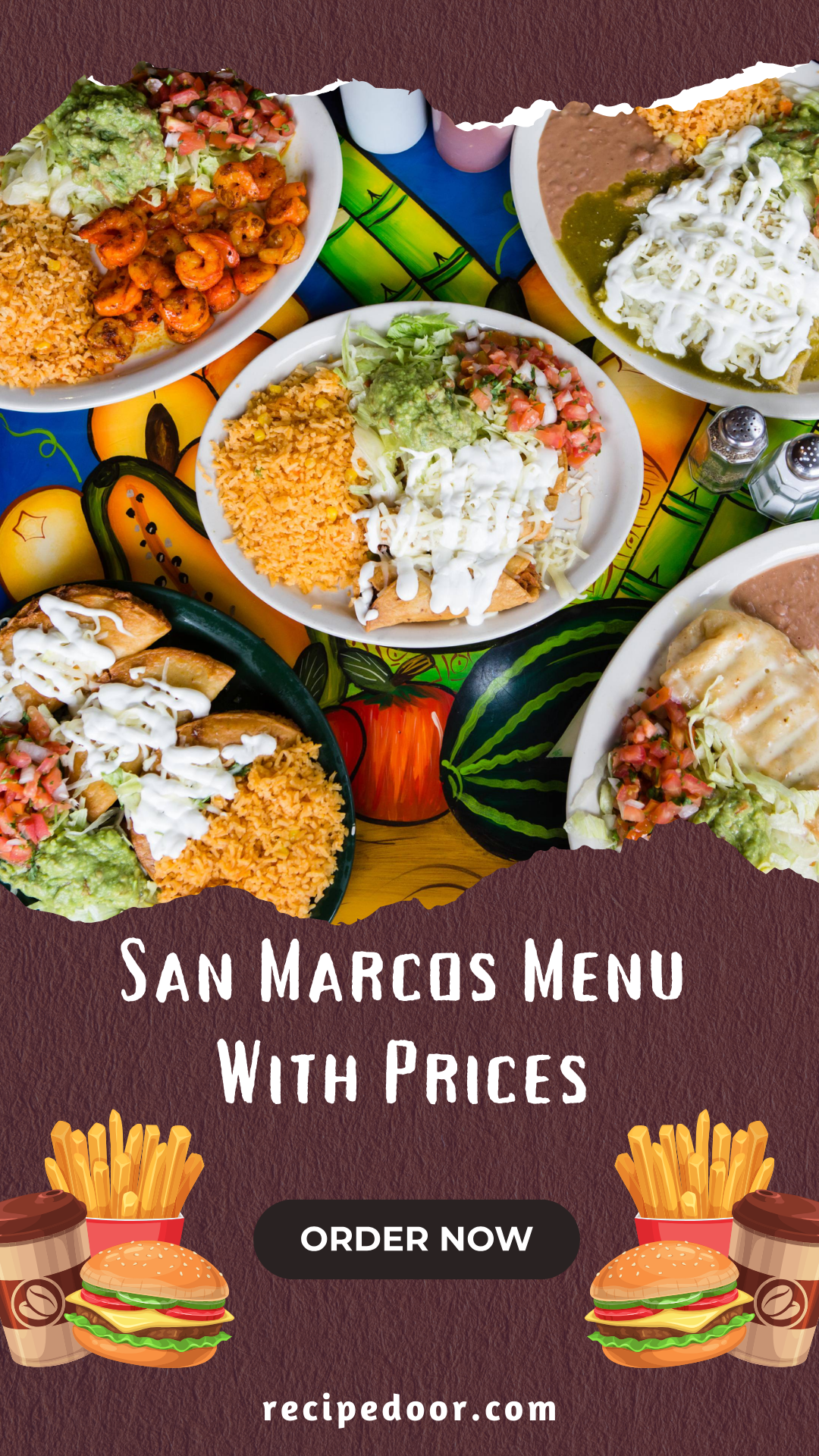 San Marcos Menu With Prices Near Me | Mexican Grill Deals 2024