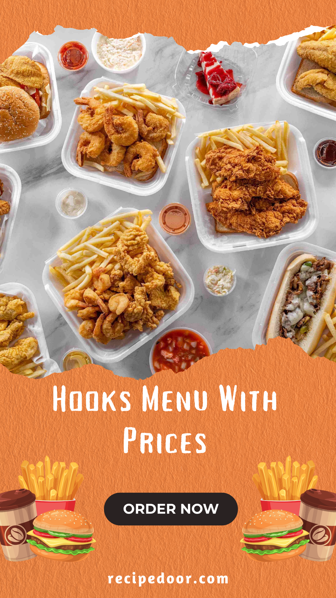 Hooks Menu With Prices | Hooks Fish & Chicken Restaurant Deals