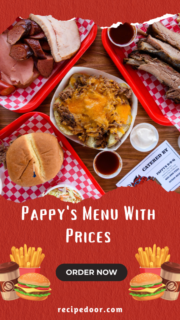 Pappy's Menu With Prices - recipedoor.com