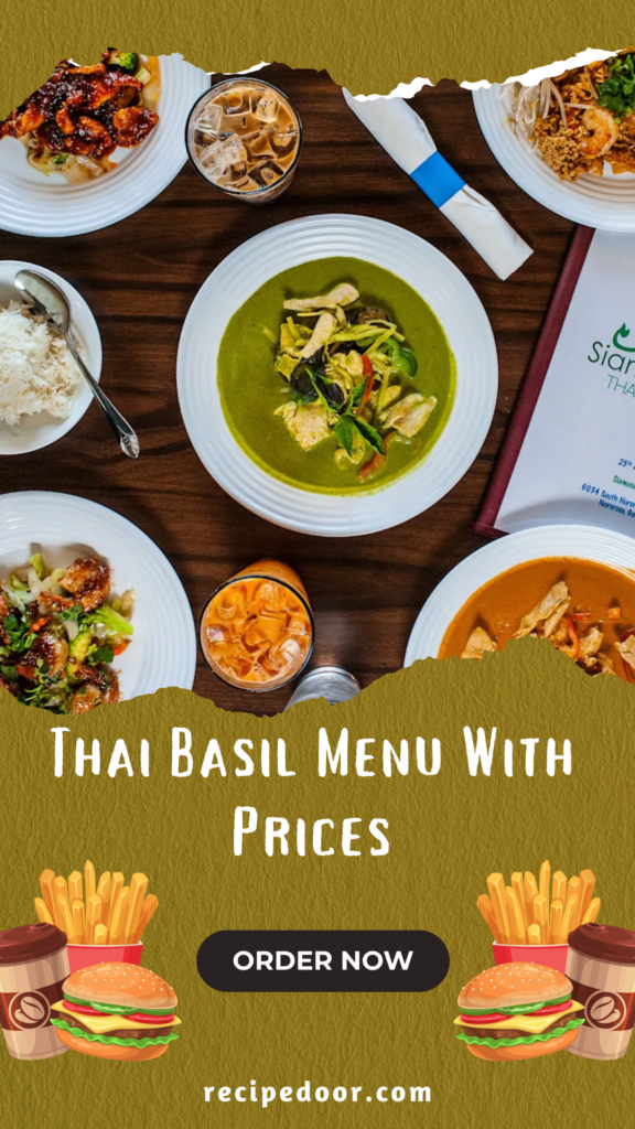 Thai Basil Menu With Prices - recipedoor.com