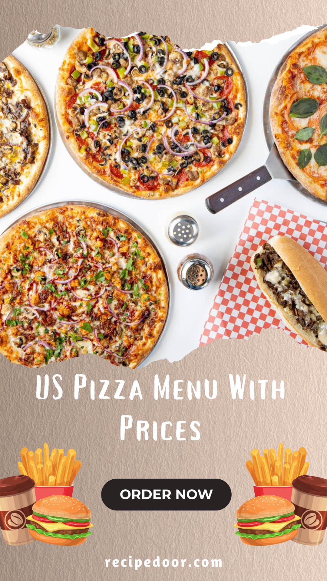 US Pizza Menu With Prices Near Me | Special Deals 2024