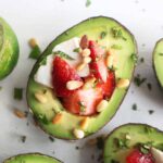 Avocado Strawberry Bruschetta
