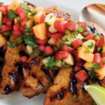 Grilled Chicken with Watermelon Salsa