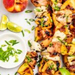 Peach and Pork Skewers