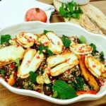 Quinoa with Roasted Vegetables and Pomegranate