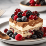 Tiramisu with Mixed Berries